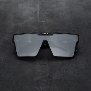 TWO SVGE and PBR Oversized Premium Gun Grey Sunglasses polarized